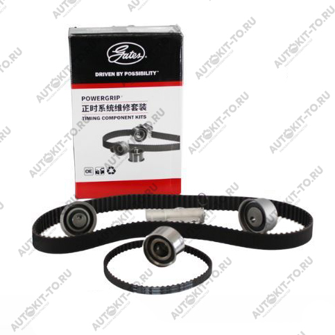 Комплект ГРМ Hover H3 NEW 2.0L TURBO / DW HOWER H3  двиг. 4G63S4T (2 ремня, 3 ролика, натяжитель) GREAT WALL